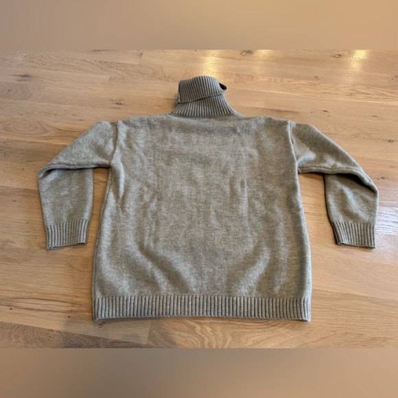 Net.153 turtleneck sweater tan size small / medium - Picture 7 of 7